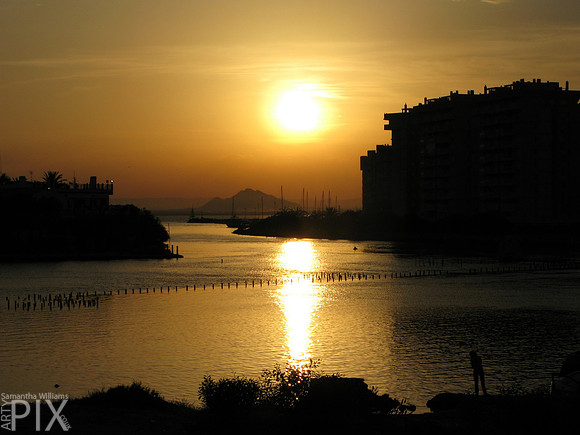 Sunset, La Manga, Spain
